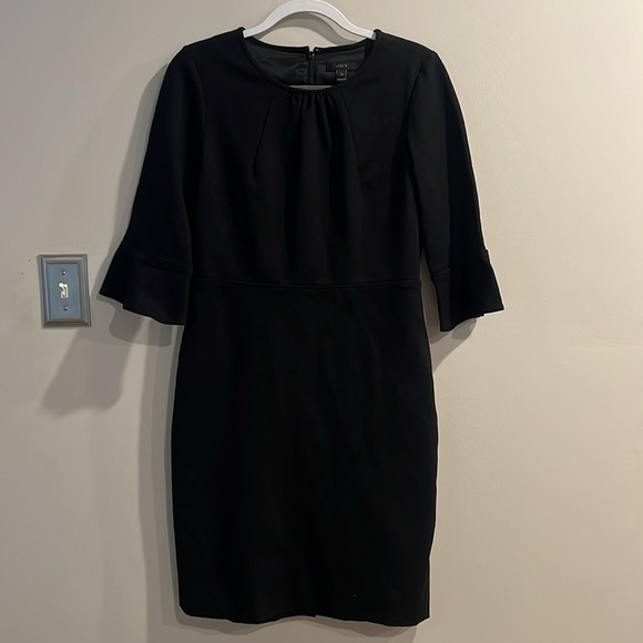 J. Crew Black Long Sleeve Dress - Picture 5 of 6